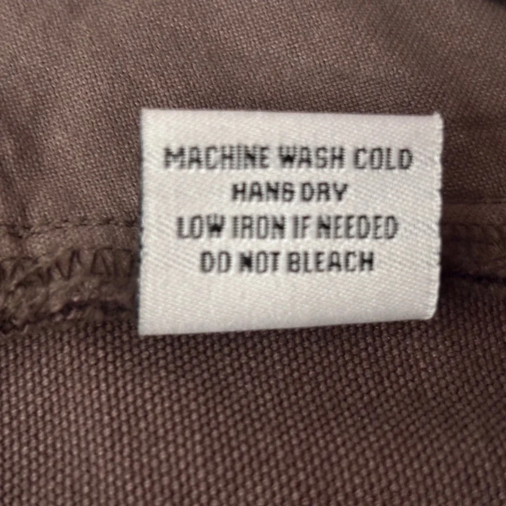 Sid Mashburn Mens Brown 33x30 Cotton Canvas 5-Pocket Pants Button Fly - Picture 5 of 12